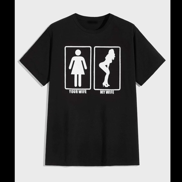 Other - Men’s funny black graphic tee